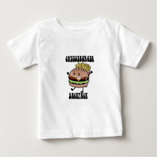 Camiseta De Bebé Mochila Cheeseburger