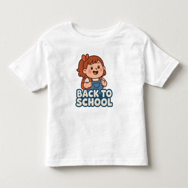 Camiseta De Bebé Mochila de niña (Anverso)