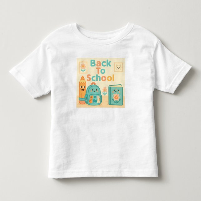 Camiseta De Bebé Mochila Pastel (Anverso)