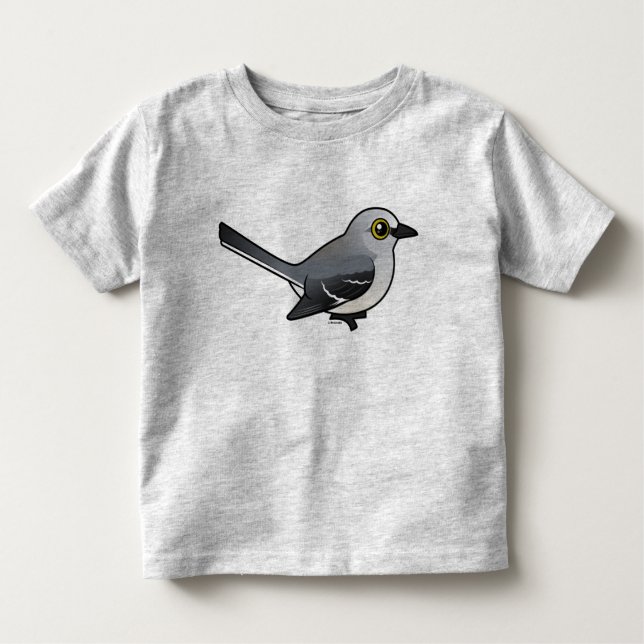 Camiseta De Bebé Mockingbird septentrional de Birdorable (Anverso)