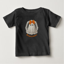 Moda de Terror Encaje Fantasma con Lazo Naranja