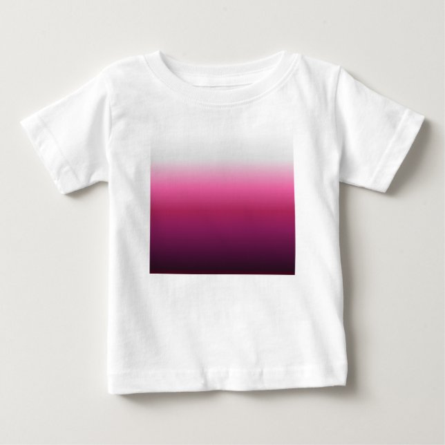 Camiseta De Bebé moda moderna abstracta magenta burgundy maroon som (Anverso)