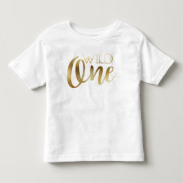 Camiseta De Bebé Moda Wild One | Primer cumpleaños