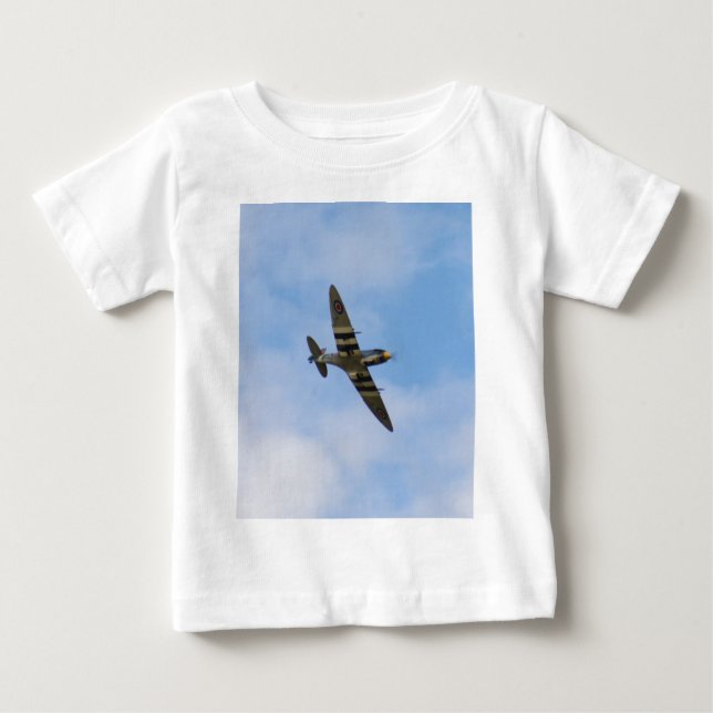 Camiseta De Bebé Modelo de Spitfire MK IX MK923 (Anverso)