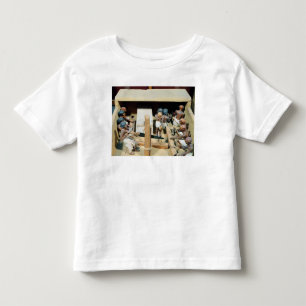 Camiseta De Bebé Modelo funerario de un taller de la carpintería