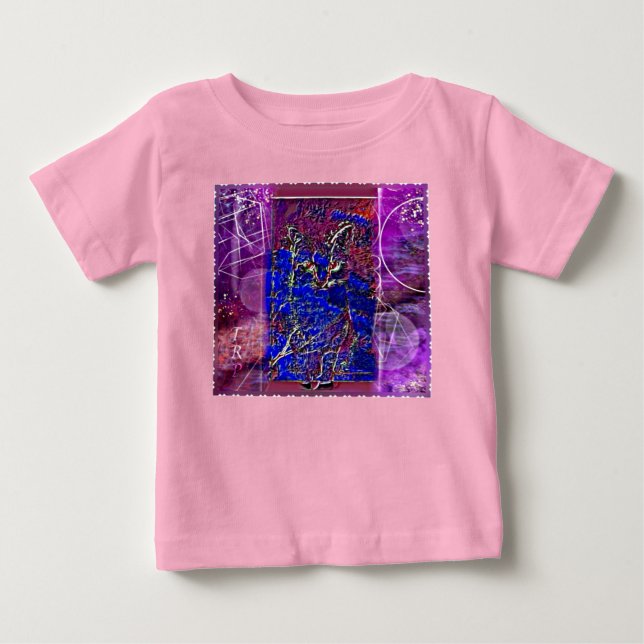 Camiseta De Bebé Modelos Cat: Wanda 01 (Anverso)