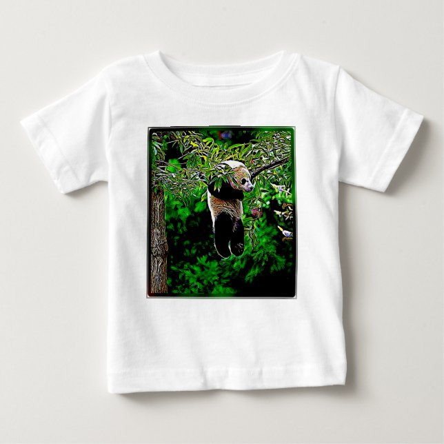 Camiseta De Bebé Modelos de oso: Cubos de oso Panda 02 (Anverso)