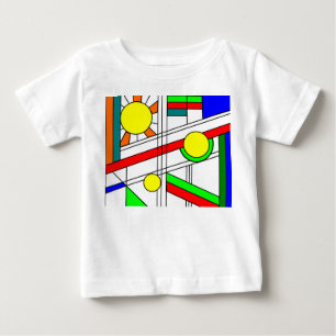 Camiseta De Bebé Moderna apariencia de vidrio templado