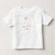 Camiseta De Bebé Moderno Rótulo Zodiaco Gold Pisces | Agua de eleme (Anverso)