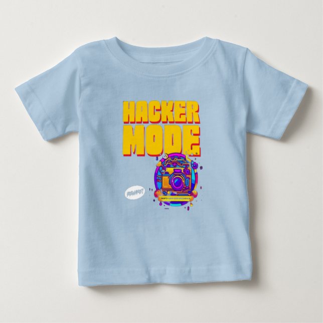 Camiseta De Bebé Modo Hacker (Anverso)