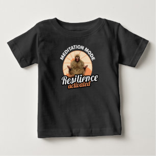 Camiseta De Bebé Modo Meditación Bigfoot Resiliencia Activada