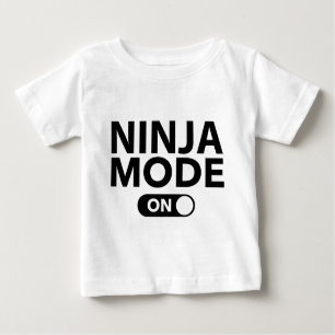 Camiseta De Bebé Modo Ninja activado