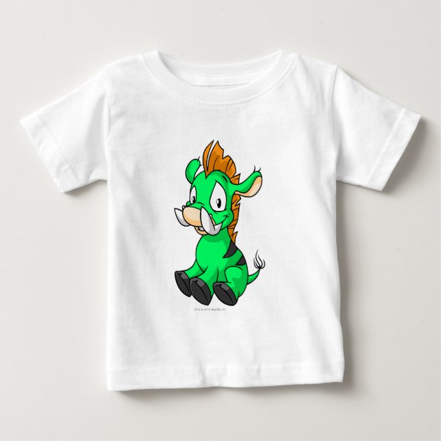 Camiseta De Bebé Moehog Green (Anverso)