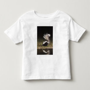 Camiseta De Bebé Mofeta rayada, Mephitis mephitis