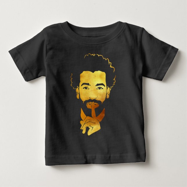 Camiseta De Bebé Mohamed Salah, el fútbol del rey egipcio (Anverso)