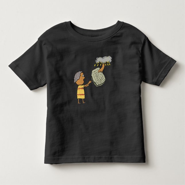 Camiseta De Bebé Moisés y los diez mandamientos (Anverso)
