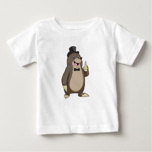 Camiseta De Bebé Mole as Groom with Tie