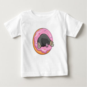 Camiseta De Bebé Mole con donut