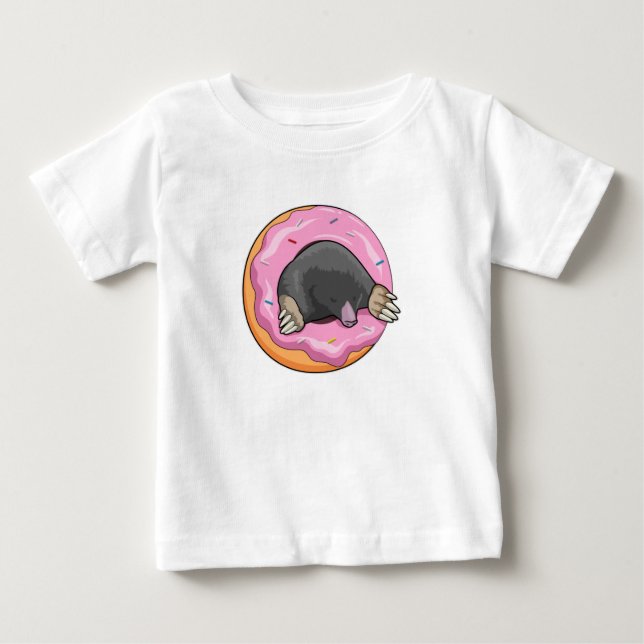 Camiseta De Bebé Mole con donut (Anverso)