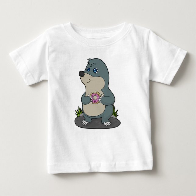 Camiseta De Bebé Mole con donut (Anverso)