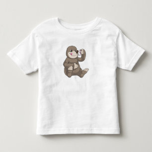 Camiseta De Bebé Mole con gusano de tierra