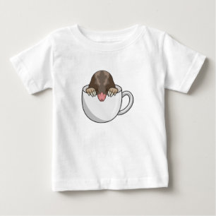 Camiseta De Bebé Mole con la copa de café