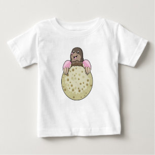 Camiseta De Bebé Mole con la luna