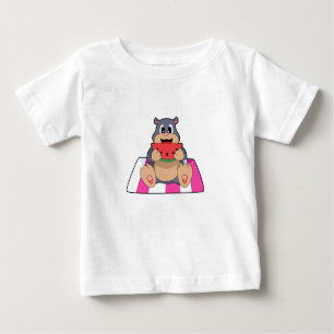 Camiseta De Bebé Mole con sandía. PNG