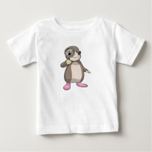Camiseta De Bebé Mole con vidrio de aumento