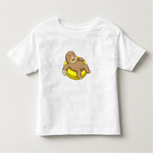 Camiseta De Bebé Mole en natación con vida
