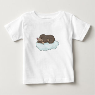 Camiseta De Bebé Mole on Clouds