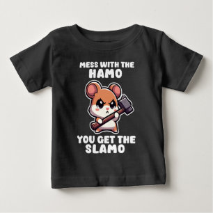 Camiseta De Bebé Molesta Al Hammo Y Obtendrás El Slamo Cute Hamster