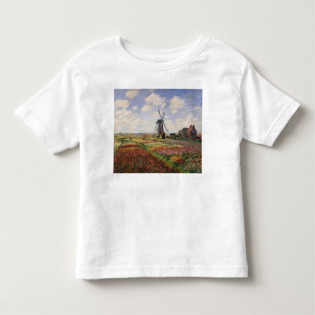 Camiseta De Bebé Molino de viento de Rijnsburg de los campos del (Anverso)