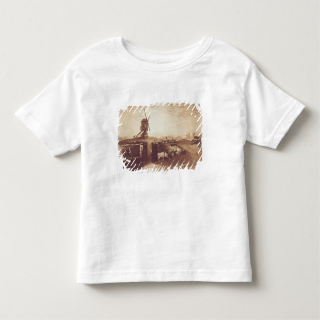 Camiseta De Bebé Molino de viento y cerradura de José Mallord (Anverso)