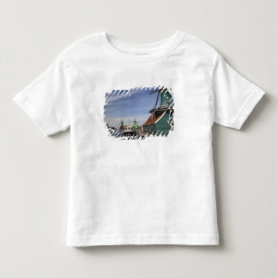 Camiseta De Bebé Molino de viento, Zaanse Schans, Holanda, Países B