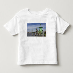Camiseta De Bebé Molino de viento, Zaanse Schans, Holanda, Países B