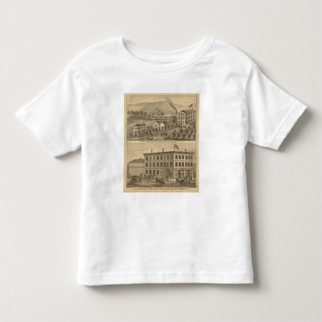 Camiseta De Bebé Molinos de lana de Clermont (Anverso)