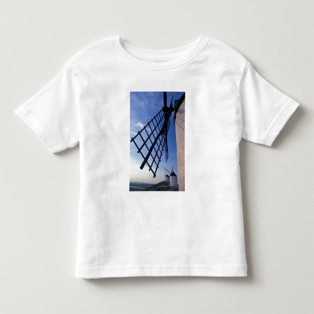 Camiseta De Bebé Molinos de viento de Consuegra, Castilla-La Mancha (Anverso)