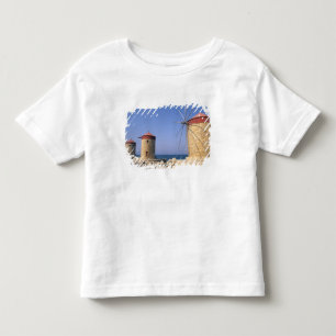 Camiseta De Bebé Molinos de viento famosos y antiguos de Rodas Grec