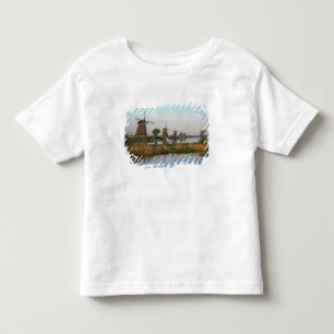 Camiseta De Bebé Molinos de viento, Kinderdijk, Países Bajos