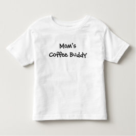Camiseta De Bebé Mom’s Coffee Buddy Baby