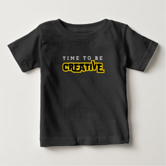 Camiseta De Bebé Momento de ser una tipografía motivacional creativ