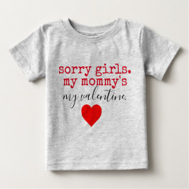 Camiseta De Bebé mommy valentine