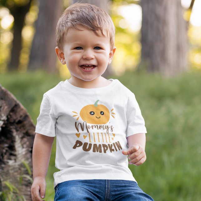 Camiseta De Bebé Mommy's Little Pumpkin Cute Baby (Subido por el creador)