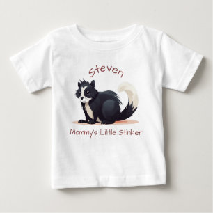 Camiseta De Bebé Mommys Little Stinker Cute Skunk