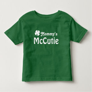 Camiseta De Bebé Mommy's McCutie Green St. Patrick's Day