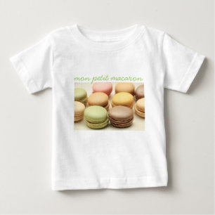 Camiseta De Bebé Mon petit macaron