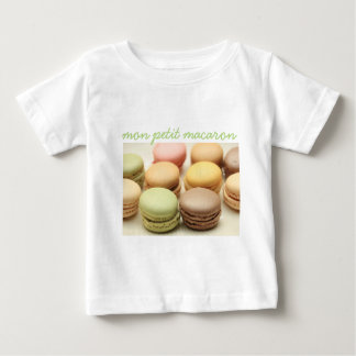 Camiseta De Bebé Mon petit macaron