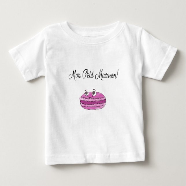Camiseta De Bebé Mon Petit Macaron (Anverso)