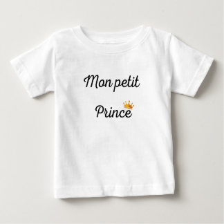 Camiseta De Bebé mon petit príncipe